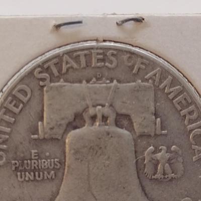 1952D Franklin Half-Dollar Circulated (#8)
