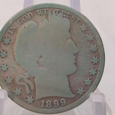 1899 Silver Barber Half-Dollar (#10)