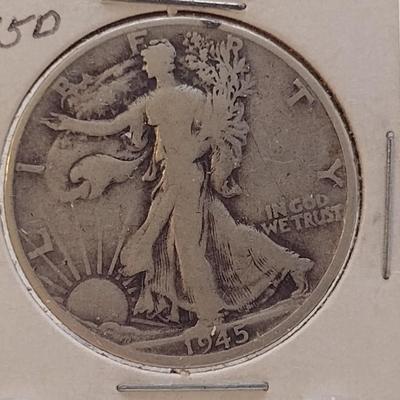 1945D Walking Liberty Silver Half-Dollar (#11)