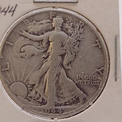 1944 Walking Liberty Silver Half-Dollar (#12)