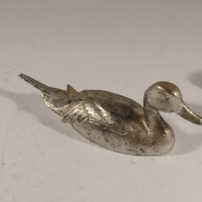 Collection of Metal Figurines- Birds, Ducks, and Turtle