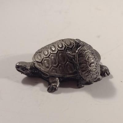 Collection of Metal Figurines- Birds, Ducks, and Turtle