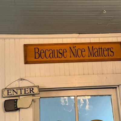 1479 Because Nice Matters Sign Lot
