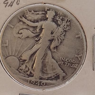 1940 Walking Liberty Silver Half-Dollar (#15)