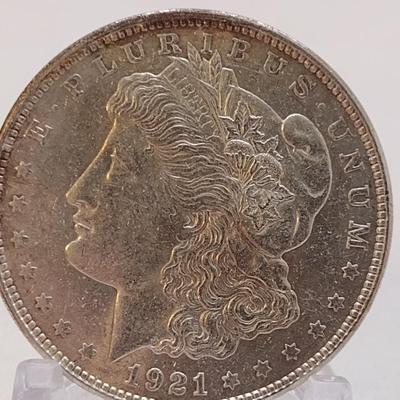 1921D Morgan Silver Dollar (#18)
