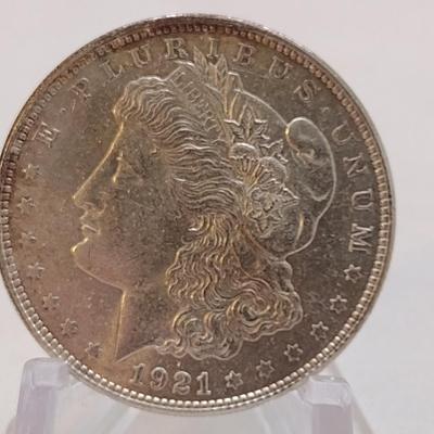 1921D Morgan Silver Dollar (#18)