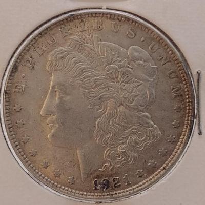 1921 Morgan Silver Dollar (#19)