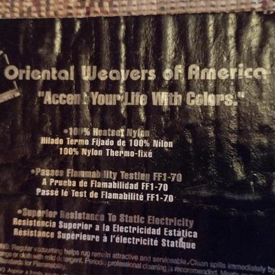 Nylon Area Rug Runner- Approx 2" 3' x 7" 10'