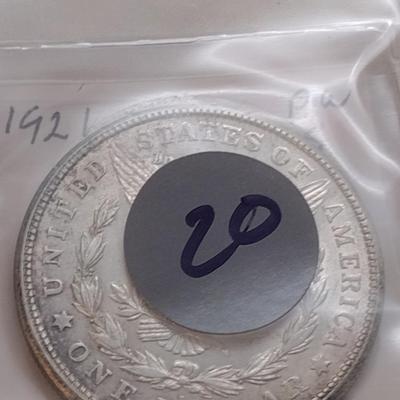 1921S Morgan Silver Dollar (#20)