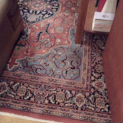 Wool Area Rug- Approx 93" x 67" (C)