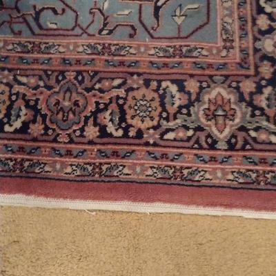 Wool Area Rug- Approx 93" x 67" (C)