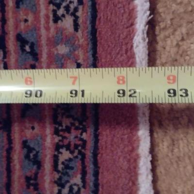 Wool Area Rug- Approx 92" x 65" (D)