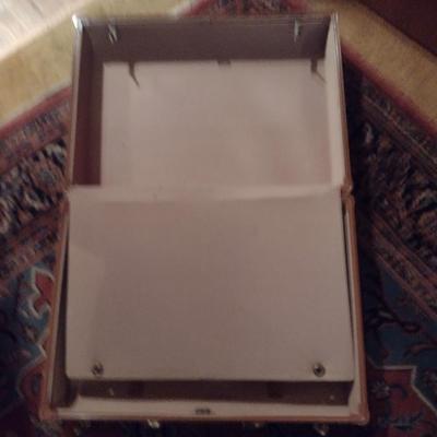 Pair of Vintage Samsonite Streamlite Faux Leather Hard Shell Suitcases