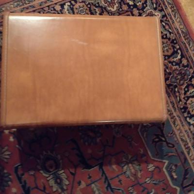 Pair of Vintage Samsonite Streamlite Faux Leather Hard Shell Suitcases