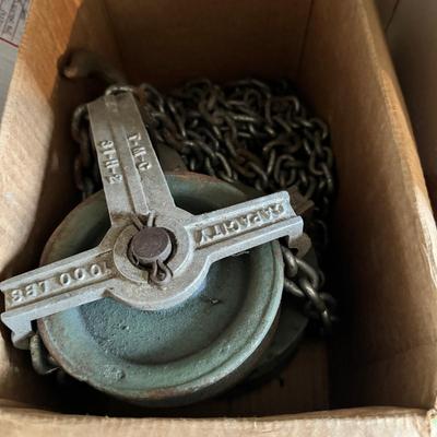 G1492 Chain Hoist 1000 lb & Chain