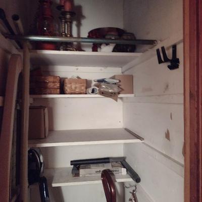 Contents of Cleaning Closet-