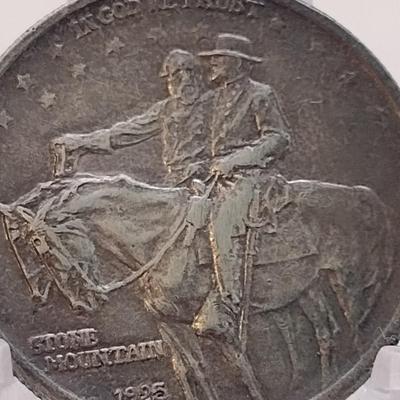 1925 Stone Mountain Silver Half-Dollar (#30)