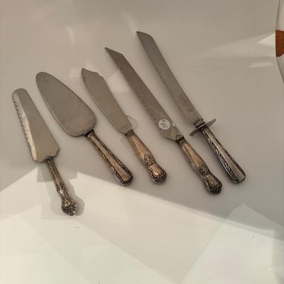 1495 Sterling Silver Handled Serving Pieces