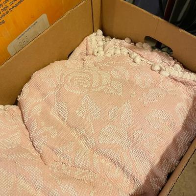 Three Vintage Full Size Chenille Bed Spreads