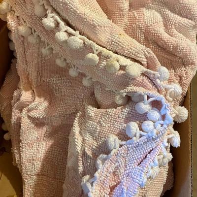 Three Vintage Full Size Chenille Bed Spreads