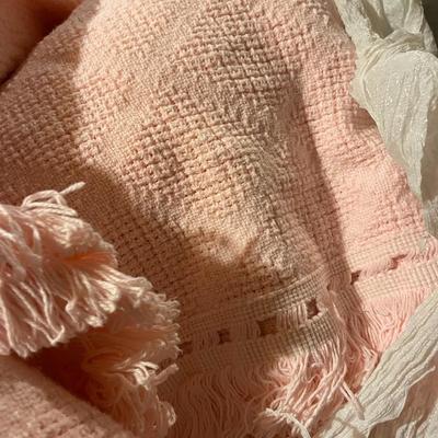 Three Vintage Full Size Chenille Bed Spreads
