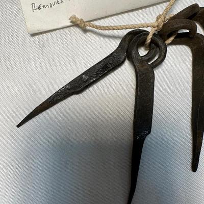Two Pairs of Mosquito Net Brackets c. 1850