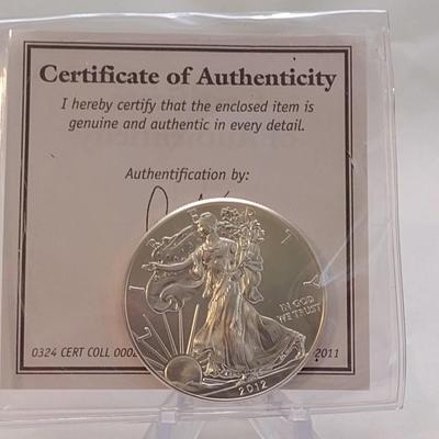 2012 N.Y. Mint American Eagle Silver Dollar (#31)