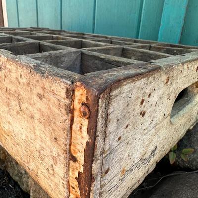 Vintage Dr. Nut Soda Wooden Crate