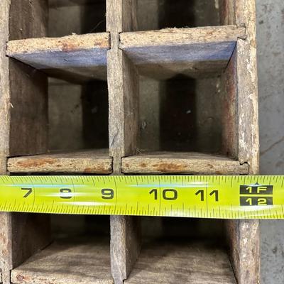 Vintage Dr. Nut Soda Wooden Crate