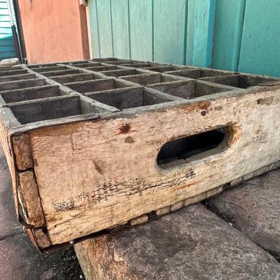 Vintage Dr. Nut Soda Wooden Crate