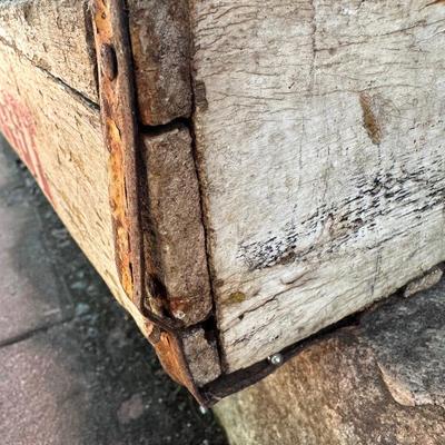 Vintage Dr. Nut Soda Wooden Crate