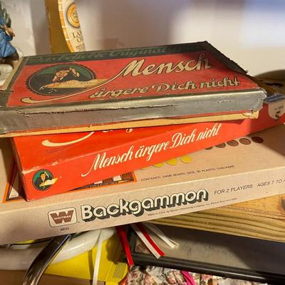 Vintage Board Game Lot