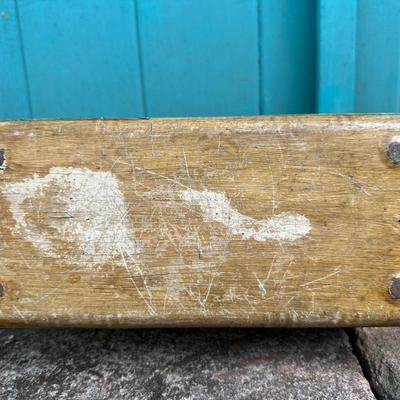 Vintage Decoupage Tin Lunchbox or Storage Container