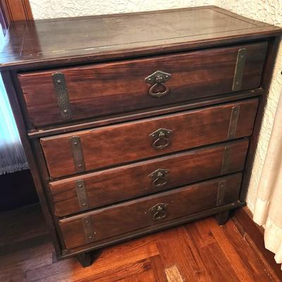 Lot #140 Heavy Mediterranean Style Chest of Drawers