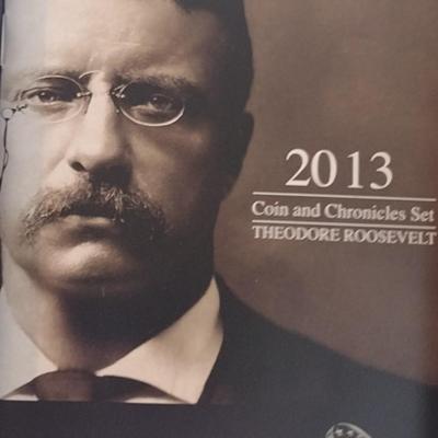 2013 U.S. Mint Theodore Roosevelt Coin and Chronicles Set (#44)