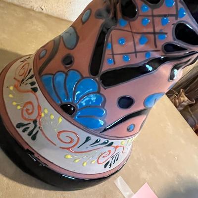 Talavera pottery Bird bath