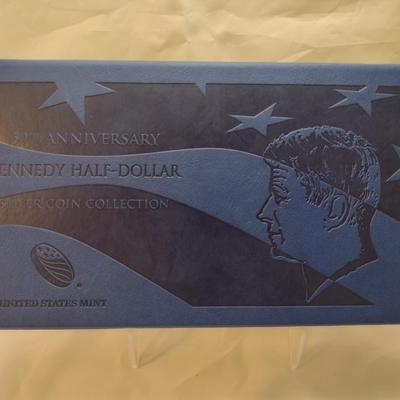 United States Mint 50th Anniversary Kennedy Half-Dollar Silver Coin Collection Four Coin Set (#45)