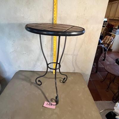 Tile top patio table
