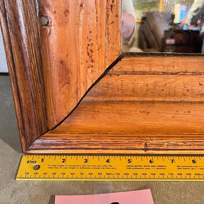 Pine rustic mirror!