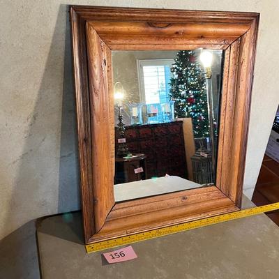 Pine rustic mirror!
