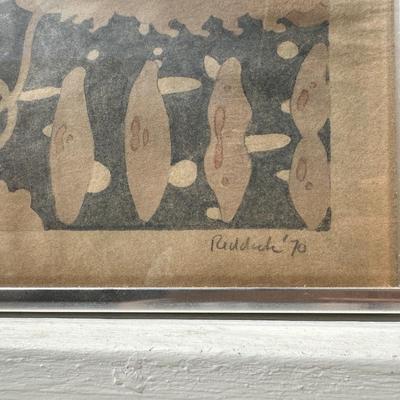 SIGNED by Reddick â€œAquariumâ€ 1970
