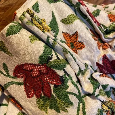 Vintage Curtain Set (Three Panels)