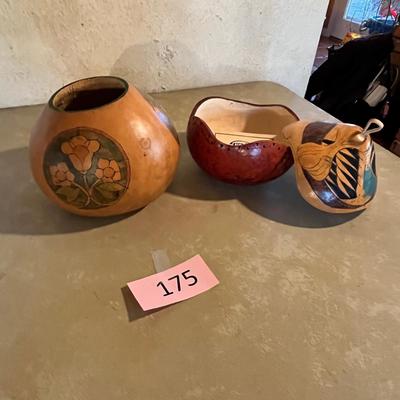 Decorated Gourds