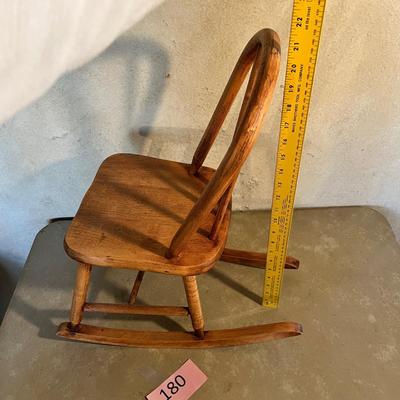 Vintage child's bentwood rocker