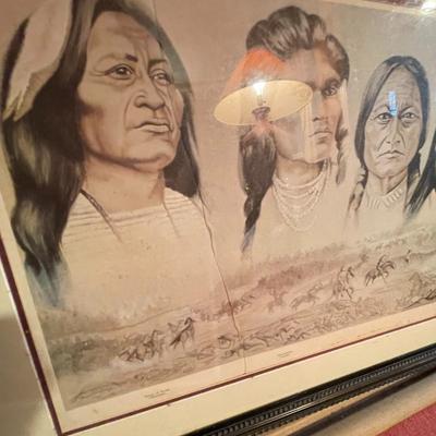 Indians of Little Big Horn Print