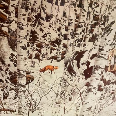 Framed Winter Hunting Portrait with Arrowhead