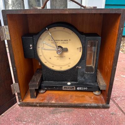 Roller-Smith Co. Precision Balance Scale w/ Wood Case
