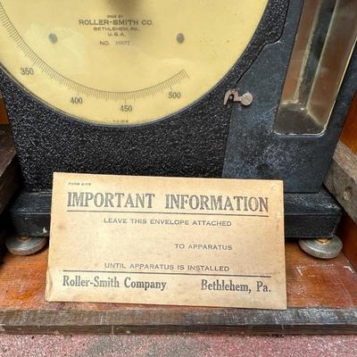 Roller-Smith Co. Precision Balance Scale w/ Wood Case
