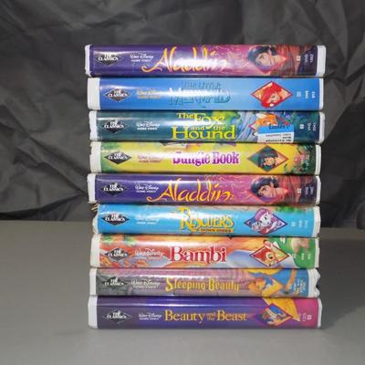 9 Disney VHS Movies