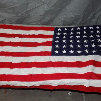 Vintage 5'x3' 48 Star American Flag
